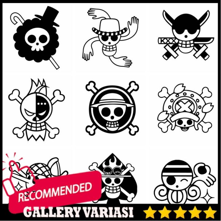 Stiker Vinyl Desain Mango Good Luffy One Piece Untuk Aksesoris Mobil