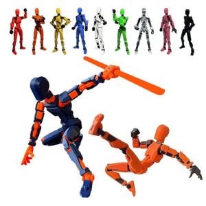 Multi-Jointed Movable Shapeshift Robot 3D Printed Mannequin Dummy 13 Action Figures Toys Kids Adults Parent-children Games