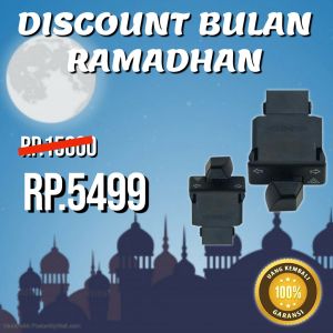 Tombol Saklar Sen Hazard Motor Universal 30mm dan 34mm Saklar Sein Ukuran 30mm Semua Motor