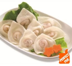 Perfect Five  Fish Dumpling 五佳  手工鱼饺(鱼大)盘 by Min 3 Pkt  Frozen / Steamboat