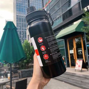 Botol Minum Sport Tumbler Minum STAINLESS STEEL 1 Liter Bpa Free Botol Minum Aesthetic Botol Air Minum Tahan Panas Dingin Sport Bottle Sporto NEW PRODUCT