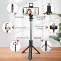 Tripod Multifungsi 3 In 1 Bluetooth Hp Youtuber Vlog. 