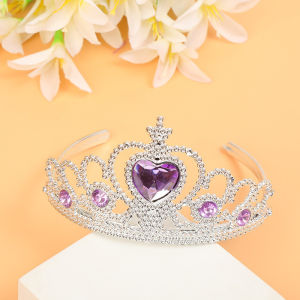 Frozen Childrens Crown Princess Headdress Girl‘s Hair Accessories Shining Jewel Imperial Crown Headband