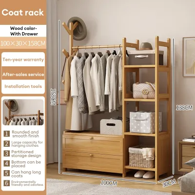 AF HOME Clothes Rack Hanging Clothes Rack Clothes Cabinet For Clothes Wardrobe Cabinet Saving Space