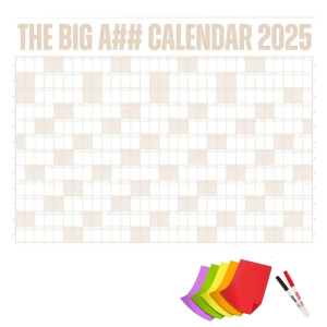 2025 Yearly Planner 2025 Home Wall Calendar 74x52cm 2025 Full Year to View Calendar Home Office Work Organizers Planner