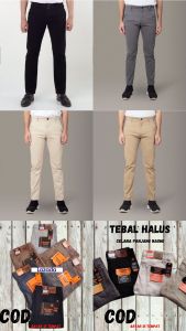 Celana Panjang Pria Terlaris / Naomi Swiding Oxygen Hugo Skinny Slimfit / SIZE 26-39 bayar / C.O.D /