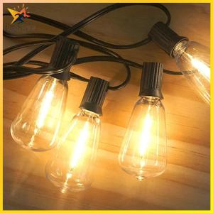 【HOSPORT】 Solar String Lights Outdoor with Remote Solar Powered Patio Light for G40