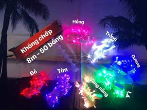 Dây Đèn Led Không Chớp 7M5 Trang Trí Noel - Tết