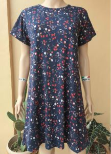 Alyssa Maternity Dress/T-Shirt Dress with SIDE POCKETS (Printed & Plain Color Collections) "HIGH QUALITY" NEW ARRIVAL (Free Size fits from Small up to XL) / Fabric Cotton Spandex 100% (very soft breathable and stretchable)