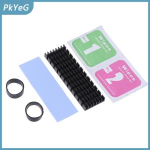 PkYeG 1 bộ tản nhiệt làm mát bằng nhôm M.2 NGFF NVMe 2280 PCIe SSD có đệm nhiệt