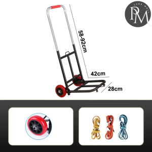 PM1988⚡พร้อมส่ง💯 รถเข็น 2ล้อ/3ล้อ รถเข็นพับได้ Cart รถเข็นอเนกประสงค์ ยืดได้ ล้อ PU/ล้อยาง พกพาสะดวก รถเข็นของ