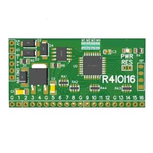 16CH 5 in 1 Modbus Rtu Digital IO Module Switching Input RS485 NPN DI-DO Pin Cores Board for Industrial Automation
