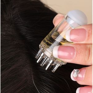 EXCES Hair Care Scalp Treatment Hair Growth Serum Oil Apply Hair Head Massager Medicine Comb Scalp Applicator Liquid Guiding Comb