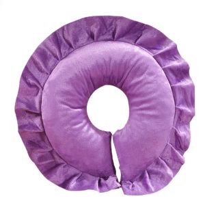 Spa Face Down Massage Pillow Removable Cover Washable Reusable U Shaped Neck Pillow Soft Foam Travel Neck Support Cushion
