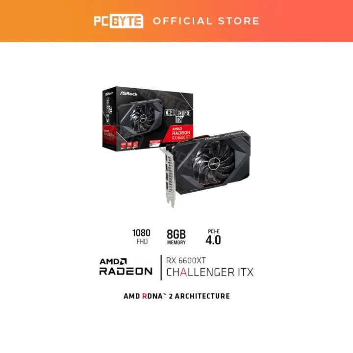 ASRock AMD Radeon RX 6600 XT Challenger ITX 8GB Graphic Card | Lazada