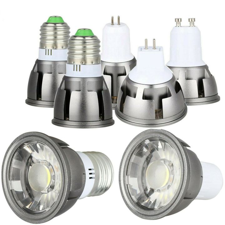 Ranpo Mr16 Gu10 E27 E14 Led Dimmable Cob Spotlight 7w 9w 12w Bulb Lamp