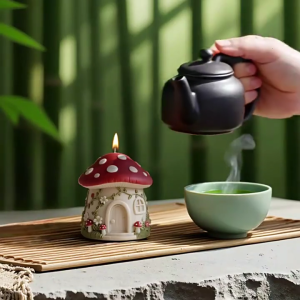 Mushroom House Silicone Mould For Handmade Soap Making Christmas Theme Silicone Mold for Epoxy Resin