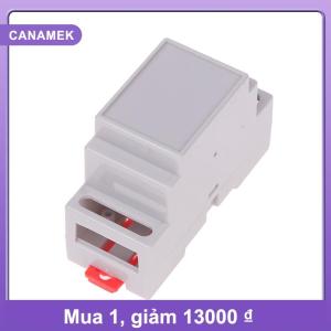 【CANAMEK】 1PC Din Rail PLC Hộp nối nhựa điện tử hộp dự án trường hợp 4 màu sắc 88x37x59mm 35-Rail gắn cụ nhà ở