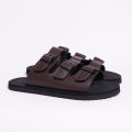 Zavatu Sandal Sendal Pria Big Size ukuran besar 44 45 46 47 48 49 ZVT 002 Hitam. 