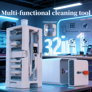 32-in-1 Electronics Cleaning Tool Kit: Multi-functional Laptop Dust Remover and Mechanical Keyboard Cleaner Kit pembersihan 清潔套裝