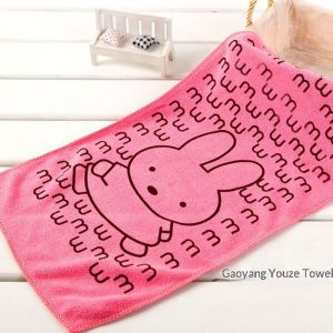 JOYNCLEON Khăn mặt trẻ em sợi nhỏ mềm với in hoạt hình dễ thương thấm hút cao cho bé và sử dụng cho trường học