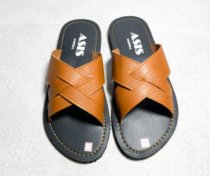 𝑴𝒆𝒏𝒔.𝒑𝒉New Mens Casual Leather Sandals Slipper Marikina Tahi Style