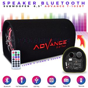 Speaker Aktif Advance Subwoofer 65 inch T-102BT Bluetooth / Speaker Bluetooth FullBass / Active Speaker / Subwoofer Speakers | PLS