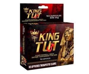 King TUT Clavo Huasca + Maca Dietary Supplement for Men 2 capsules 500mg(BEWARE OF FAKE)