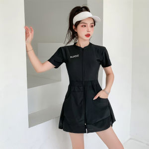 ชุดว่ายน้ํา ผู้หญิง ชุดว่ายน้ําวันพีช ชุดว่ายน้ำผู้หญิง 2 ชิ้น มีกระเป๋า 2258