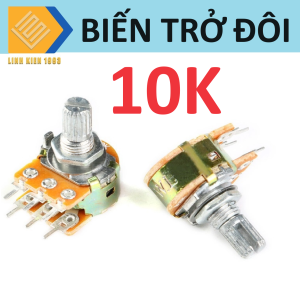 [ 2 CON ] Biến trở đôi volume 10k WH148 chân cắm 6 pin