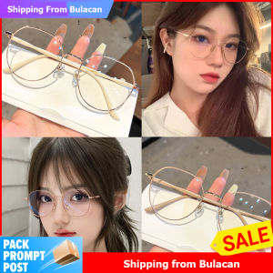 Fashion Anti Blue Eyeglasses Korean Retro Round Anti Radiation Glasses Metal Frame Eyeglasses For Women/Men