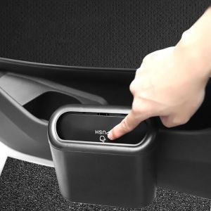 Ann-Car Universal Car Trash Can Multifunctional Storage Bucket Garbage Flip Lid Dust bin Organizer Auto Accessories