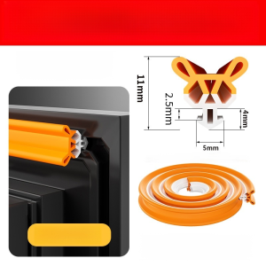 Aluminum Seal Leakproof Window Sticker Aluminum Window Seal Thermal Insulation Strip for Sliding Windows Door Gaps Draft Proof Weather Stripping