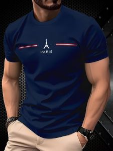 [Local Stock] VCC Mens gradient short sleeved T-shirt fashion lightweight breathable sports pullover daily casual shirt street Loose Men clothing