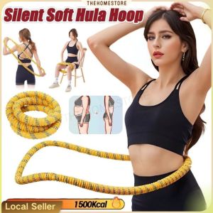 Hot Sale Silent Spring Hula Hoop Soft Hula Hoop Portable Polyester Soft Body Hula Hoop Weight Loss Hula Hoop Gym Equipment Exercise Equipment For Adults Children 静音软体 呼啦圈