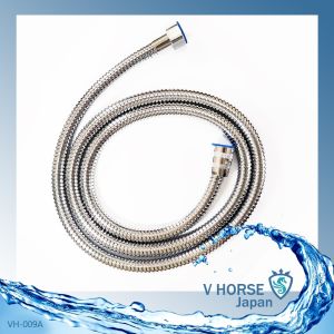 Vhorse flexible extens stainless steel bathroom double lock shower hose 1.2m1.5m