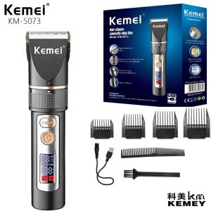 Kemei KM-5073 Razor For Pet Grooming Kit Dog Hair Clipper Hair Trimmer Low Noise Turbo Motor Machine Rechargeable
