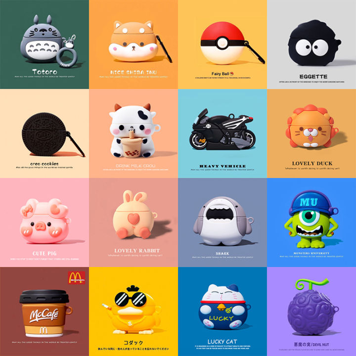 Case For Huawei Freebuds 6i 5i Cartoon Silicone Earphones Cases