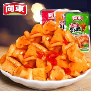 湖南山椒萝卜脆麻辣萝卜干条香辣下饭菜酱泡酸辣咸菜小包零食Hunan Mountain Pepper Radish Crispy Spicy Dried Radish Strips Spicy Snacks Sauce Hot Sour Pickled Vegetable