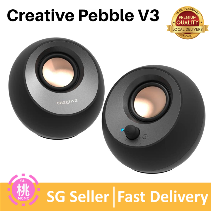 Creative Pebble V3 Minimalistic 2.0 USBC Desktop Speakers with USB