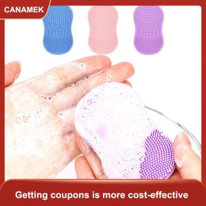 【CANAMEK】 Silicone mặt làm sạch bàn chải mặt massager chăm sóc da chà công cụ làm đẹp mini công cụ mềm làm sạch sâu Exfoliator