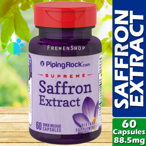 SUPREME SAFFRON EXTRACT 60 Capsules Crocus Sativus Stigma Supplement