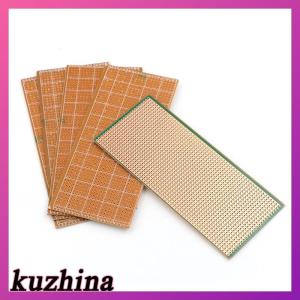 [kuzhina] 5ชิ้น6.5x14.5cm stripboard verobboard uncut platine platine PCB ด้านเดียวแผงวงจร
