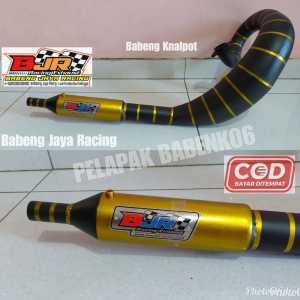 KNALPOT YAMAHA RX KING RX K RX Z RX S UDANG LOBSTER BELANG KUNING ORIGINAL BY Babeng Jaya Racing