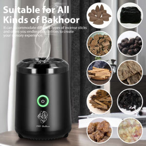Mini Muslim Portable Electric Incense Burner Bakhoor Burner Electric Burner for Fast Burning of Resin or Incense for Travel Office Home and Other Scenarios