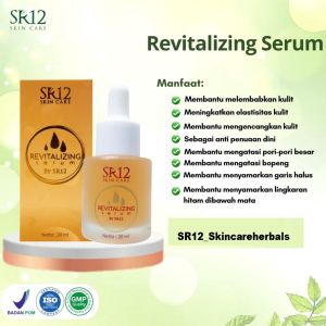 Revitalizing Serum mengecilkan pori-pori Wajah Agar Kencang & Kenyal SR12 // Untuk Mengatasi Bopeng & Cacar