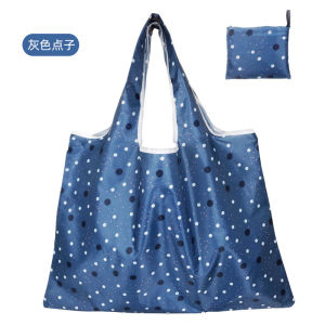 Foldable Reusable Shopping Bag Waterproof Eco Grocery Bag Portable Tote Bag Large Capacity Beg Belanja Lipat Kalis Air