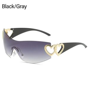 SIERWU Ins UV400 Eyewear Sun Glasses Y2k Sunglasses for Women Mens Shades