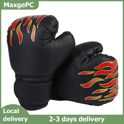 MaxgePC ถุงมือต่อยมวยสำหรับเด็กอุปกรณ์ฝึกซ้อมคิกบ็อกซิ่งสวมใส่สบาย