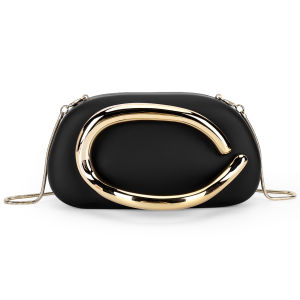 Stylish Women Retro Clutch with Chain Elegant Design Small Party Bag for Weddings and Night Outs